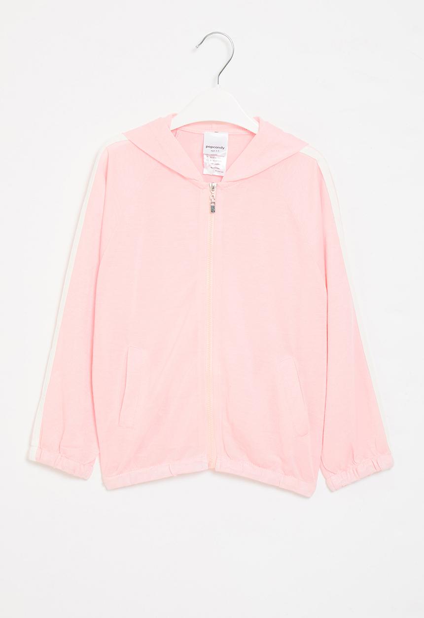 Pop Candy - Girls side stripe jacket - pink