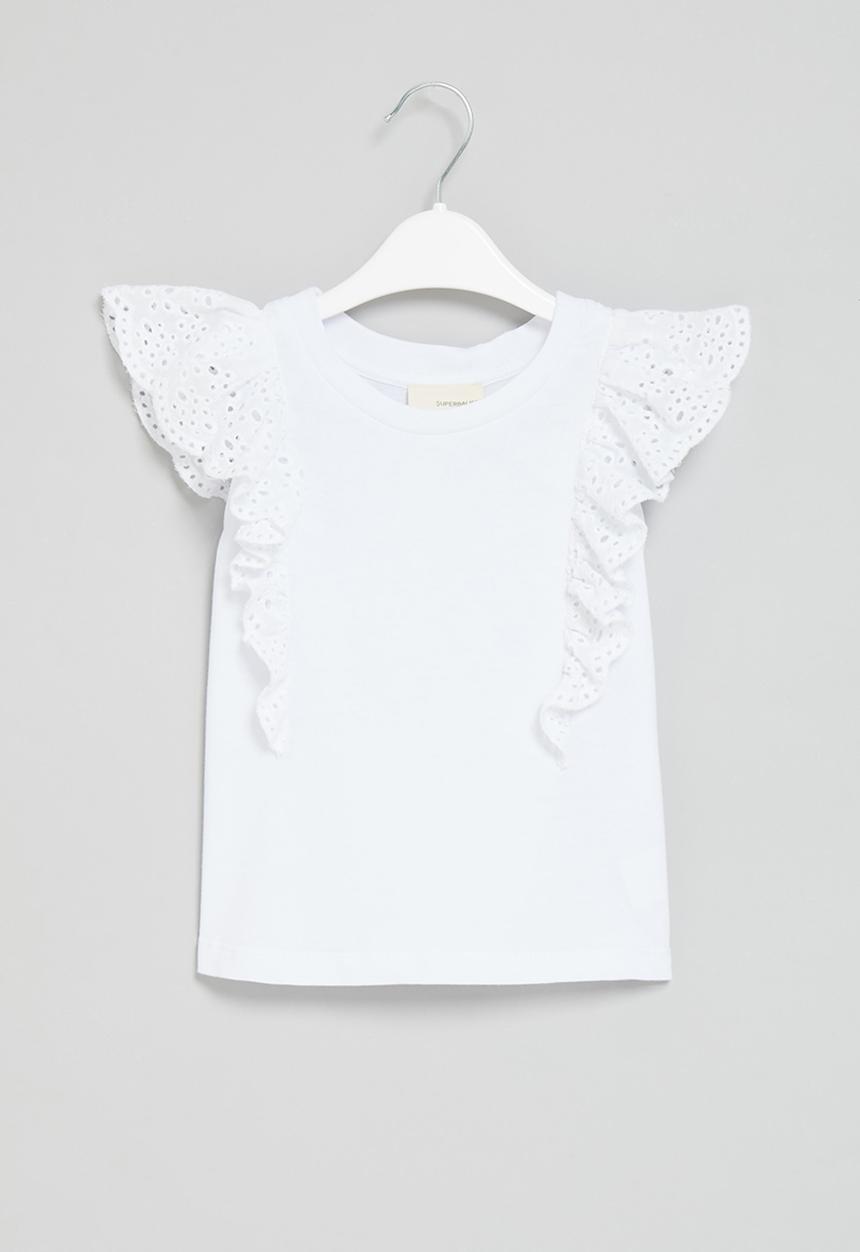 Superbalist Kids - Anglaise top - white