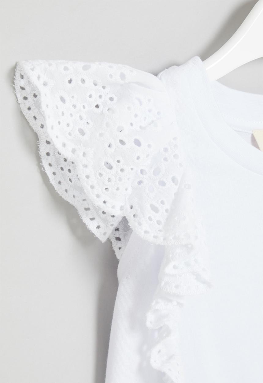 Superbalist Kids - Anglaise top - white