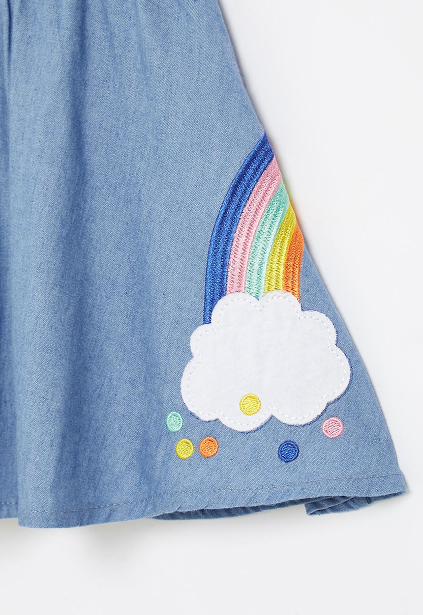 Pop Candy - Girls unicorn skirt - blue