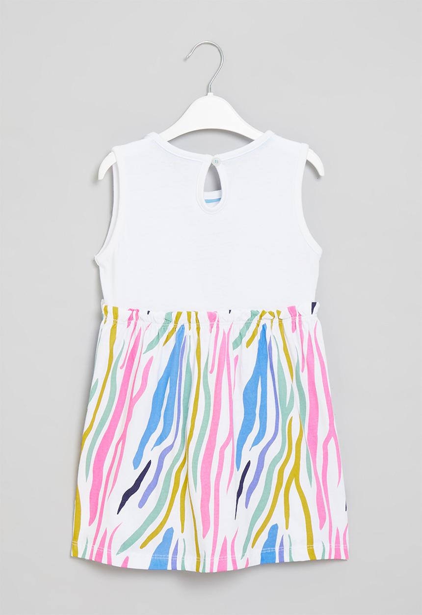 Pop Candy - Girls zebra dress - multi