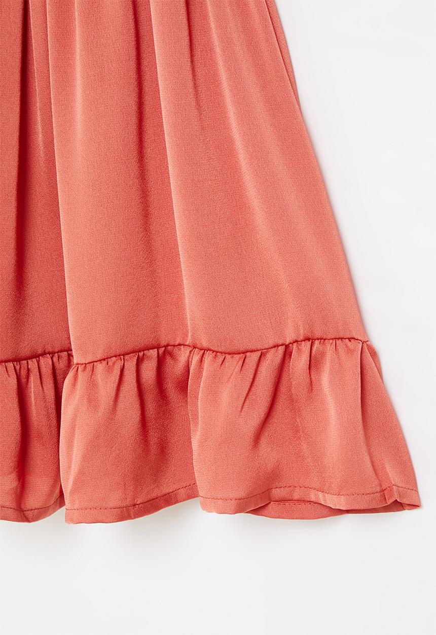 Pop Candy - Frill sleeve dress - red