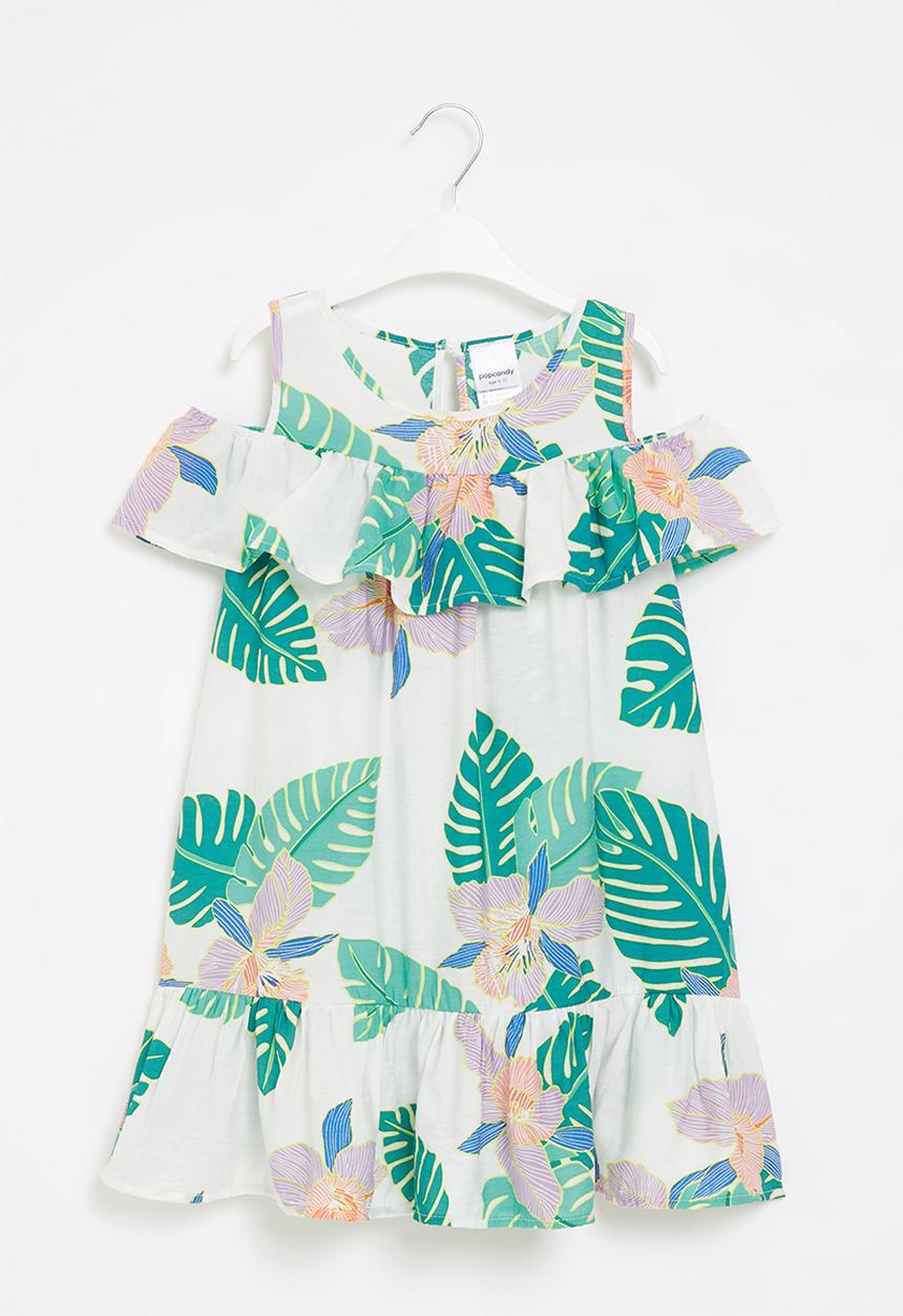 Pop Candy - Girls tropical dress - multi