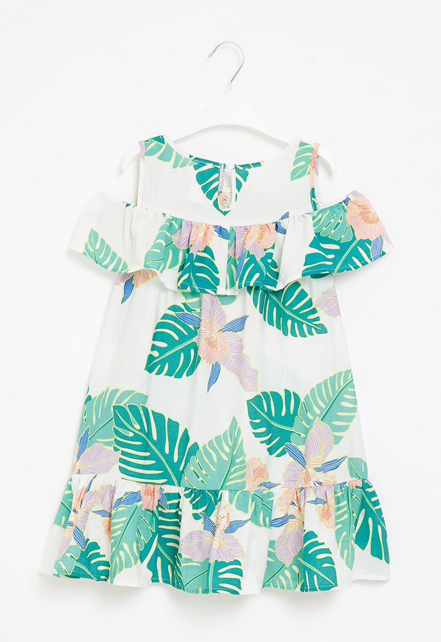 Pop Candy - Girls tropical dress - multi