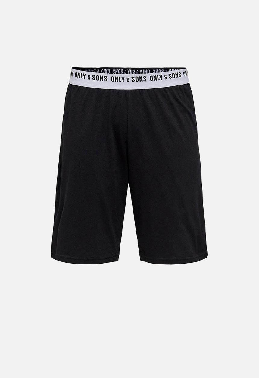 Only & Sons - Onsanton lounge shorts - black