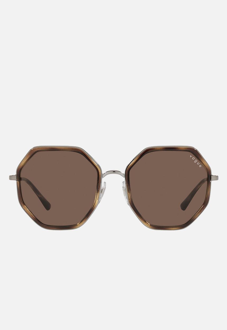 Vogue Eyewear - Irregular sunglasses - havana