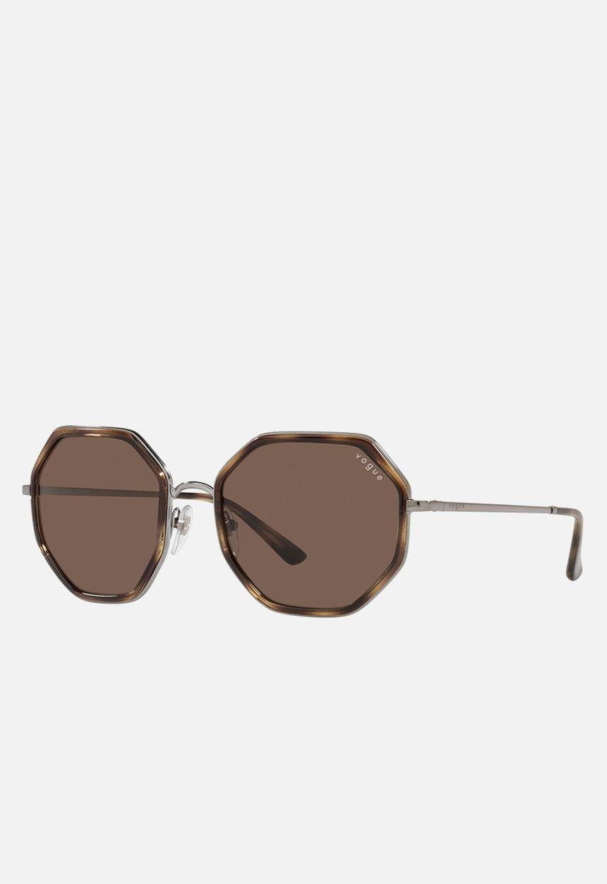 Vogue Eyewear - Irregular sunglasses - havana