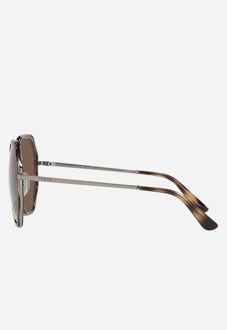 Vogue Eyewear - Irregular sunglasses - havana
