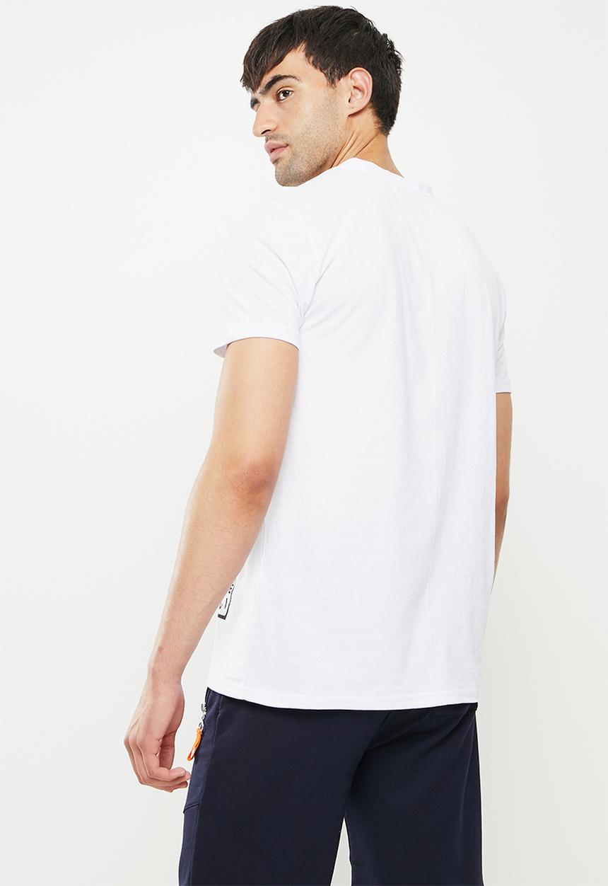 Trendyol - Multi print short sleeve tee - white