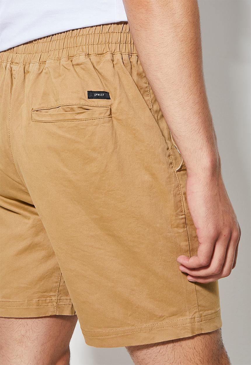 Superbalist - Deco elasticated short - cement
