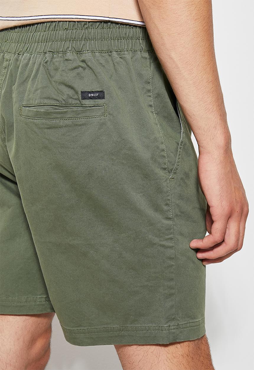 Superbalist - Deco elasticated short - khaki green