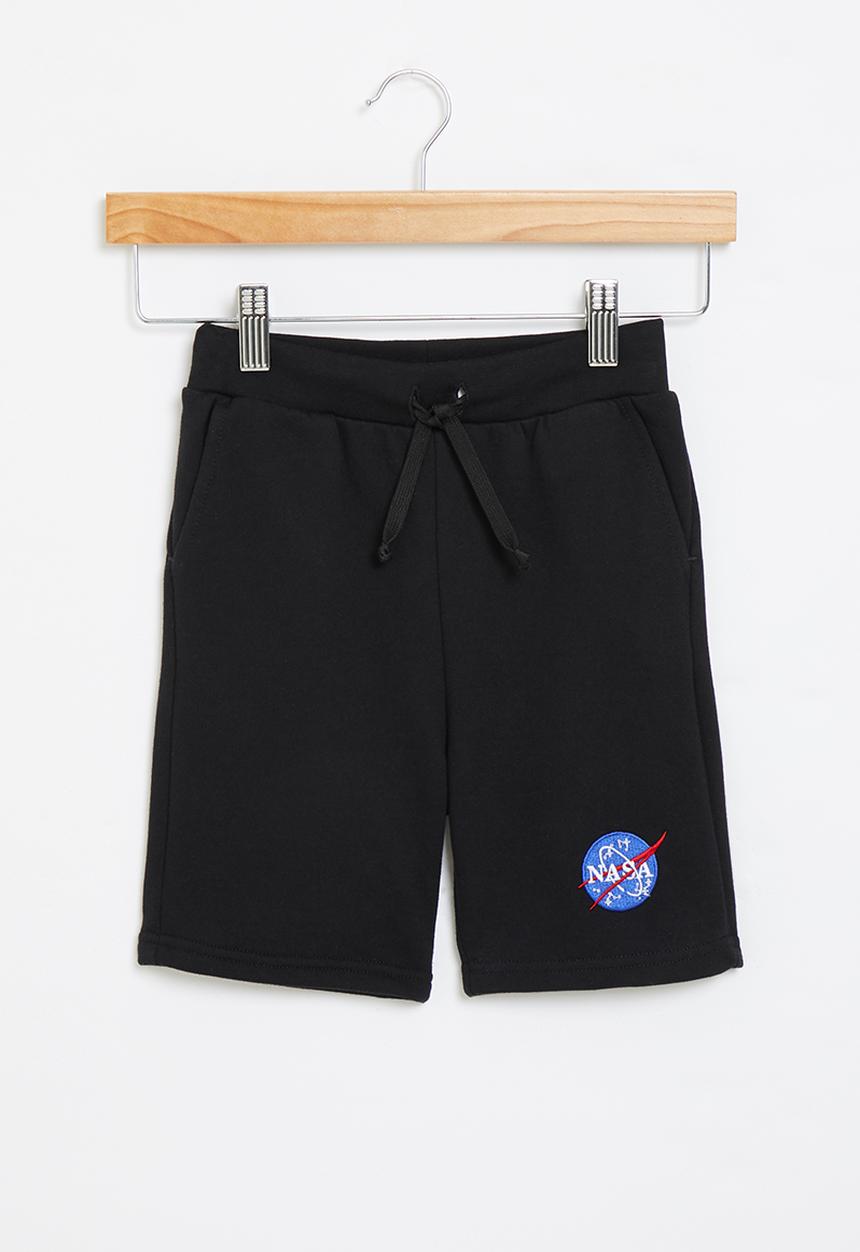 Superbalist - Nasa fleece short - black