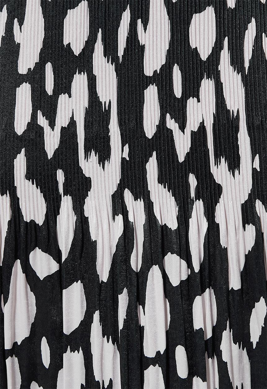 Superbalist - Side slit skirt - black & white