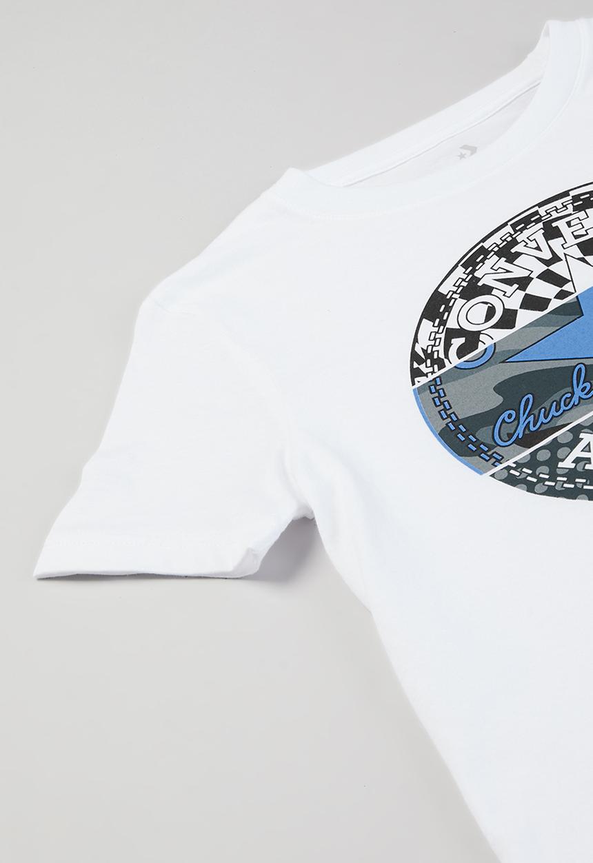 Converse - Converse boys split ctp gfx tee - white