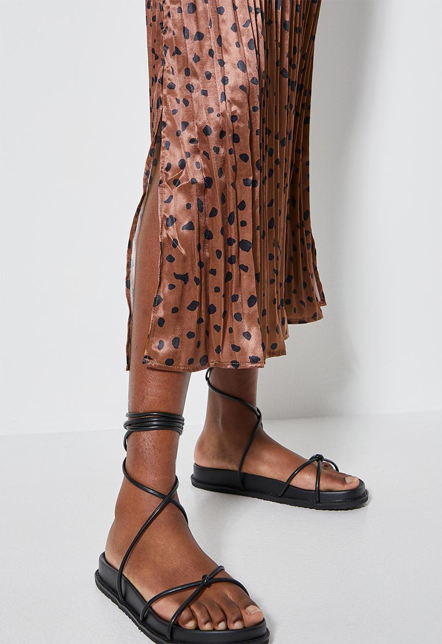 Superbalist - Side slit skirt - tobacco