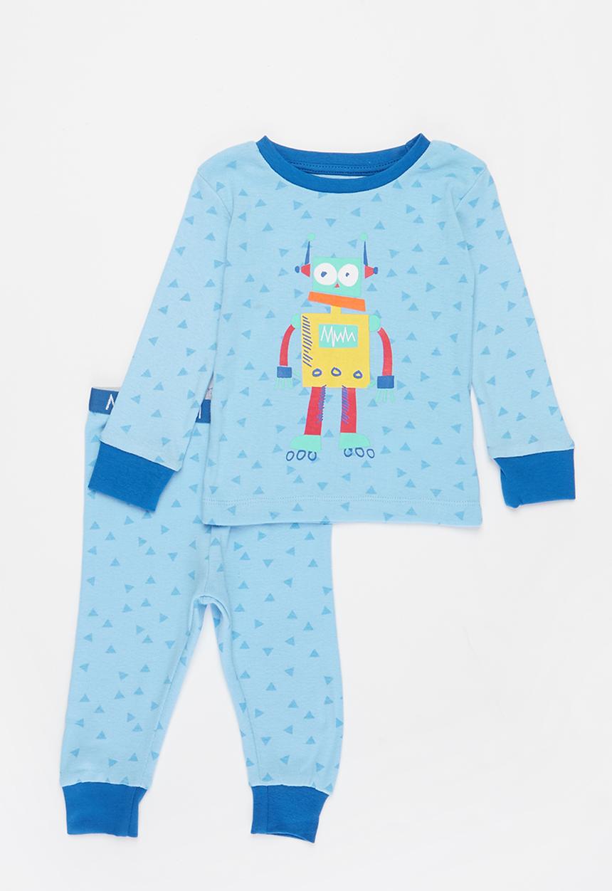 MINOTI - Robot pyjama set - blue