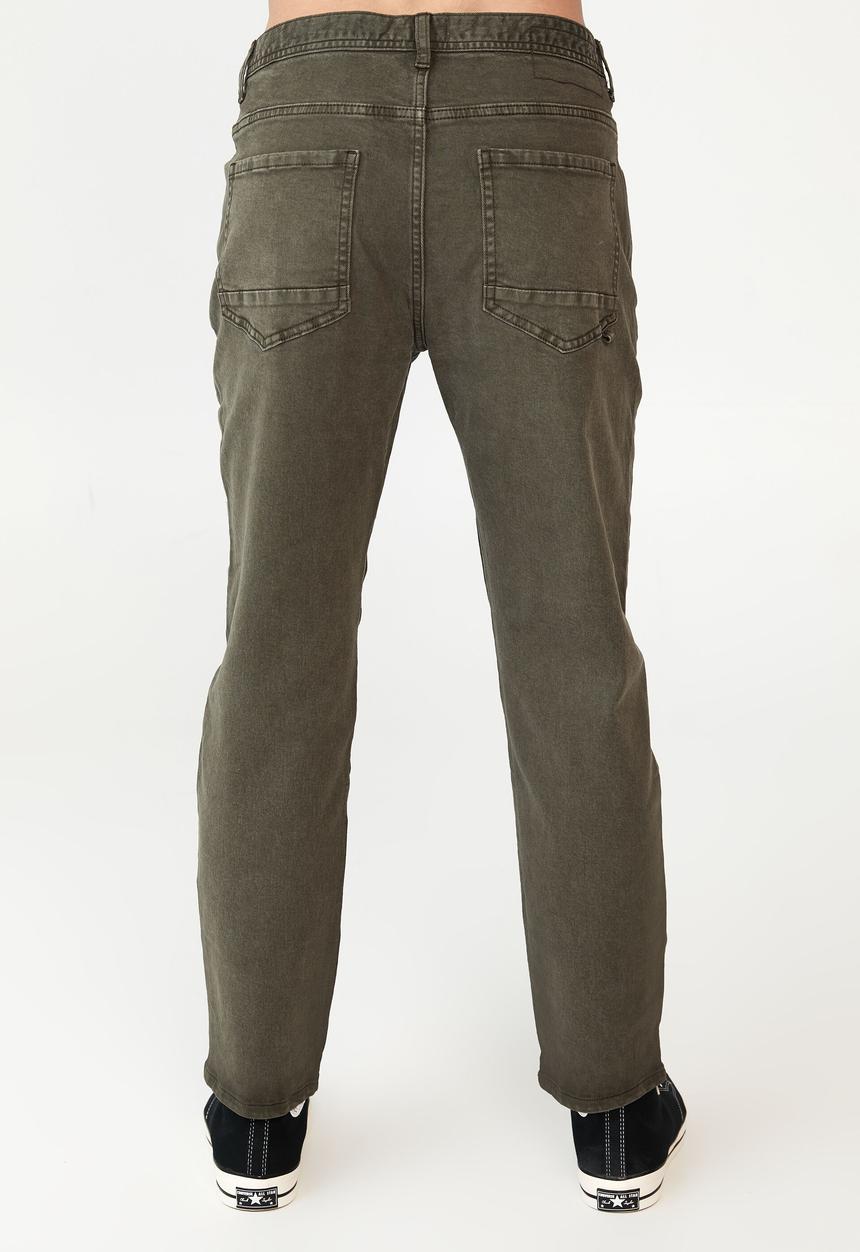Cotton On - Beckley straight jean - washed forest green