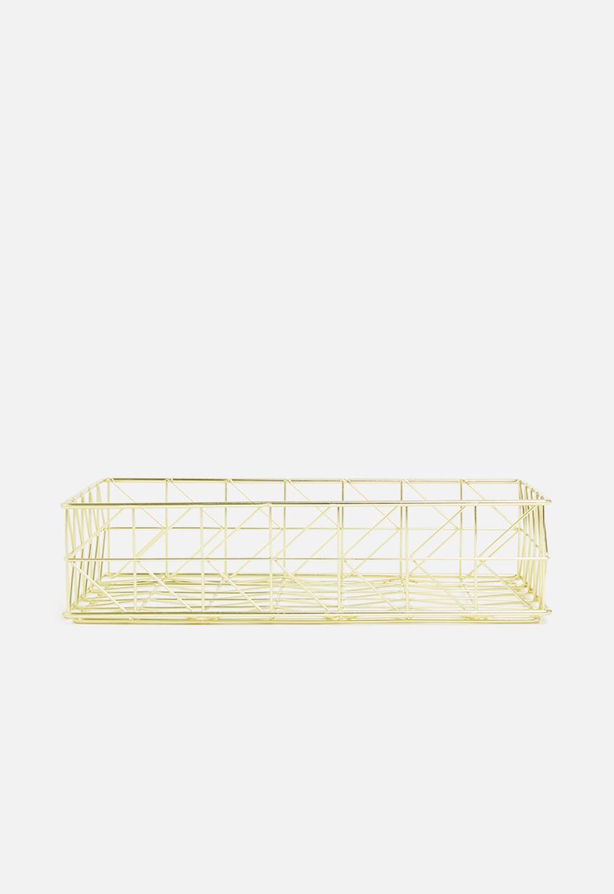 Fine Living - Contour wire file organizer - gold