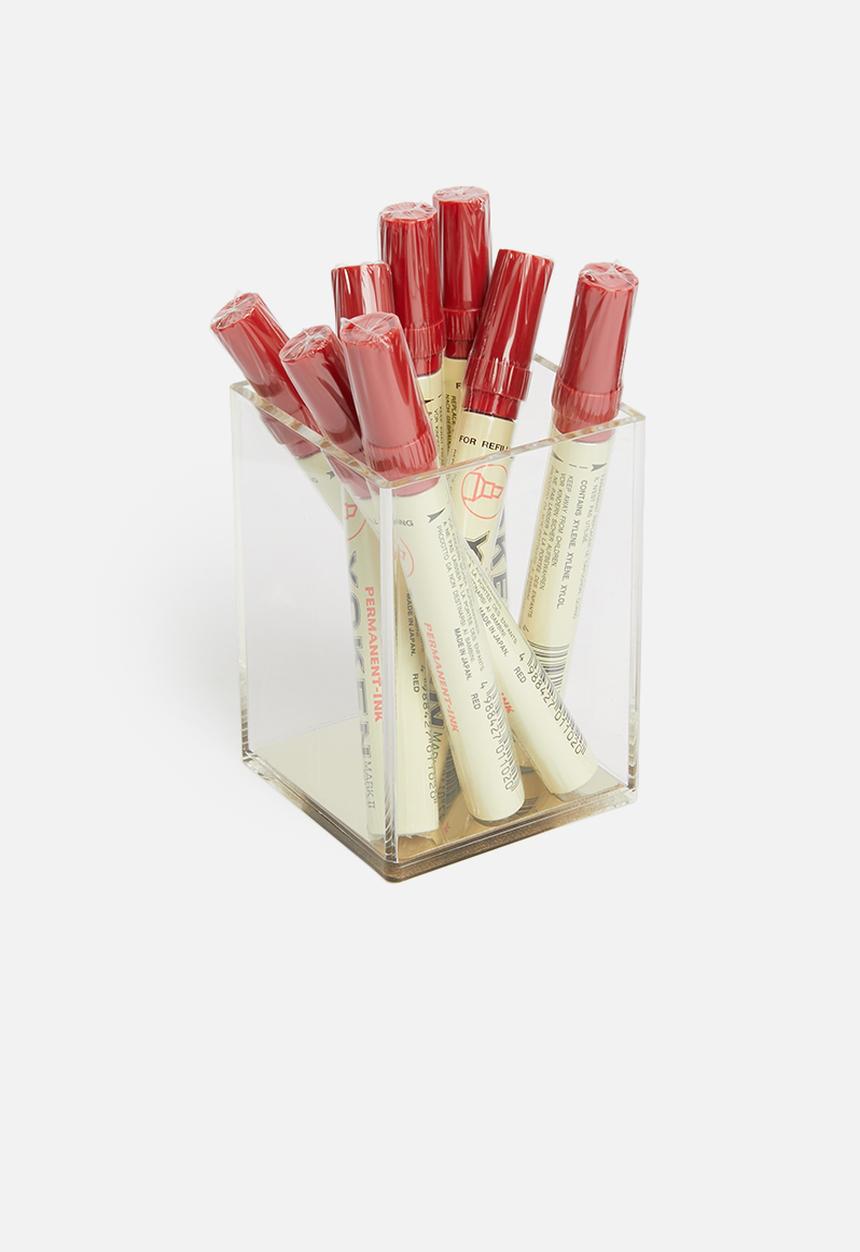Sixth Floor - Acrylic pen holder - gold