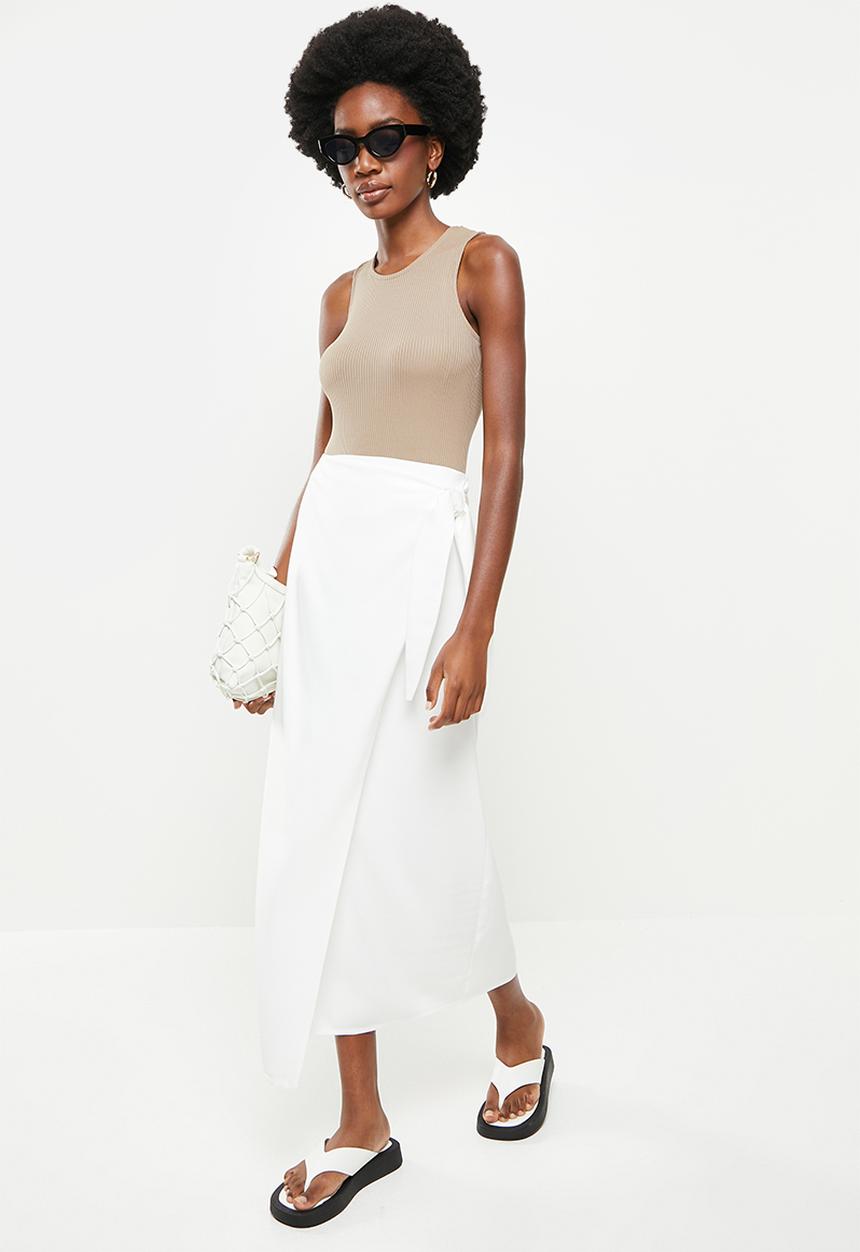 Me&B - Wrap skirt - milk