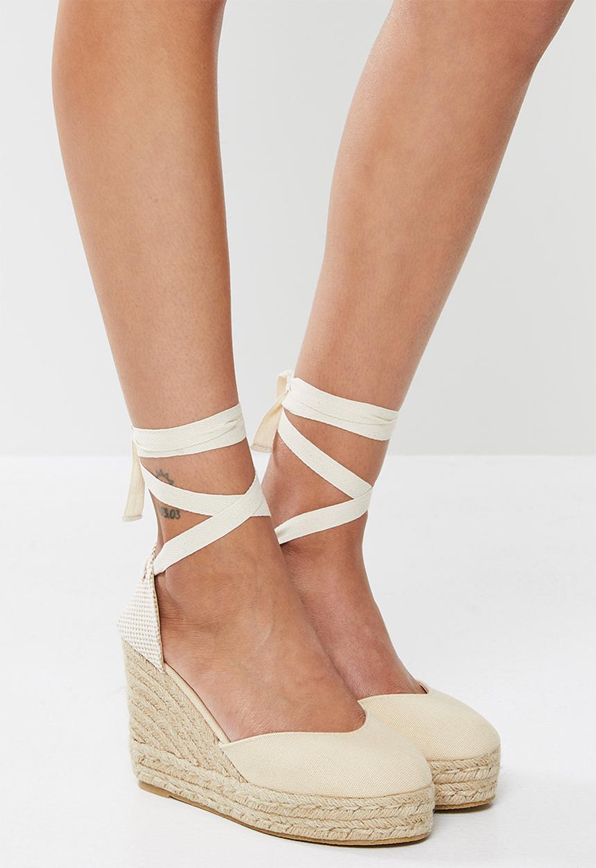 Superbalist - Shelly espadrille wedge - stone