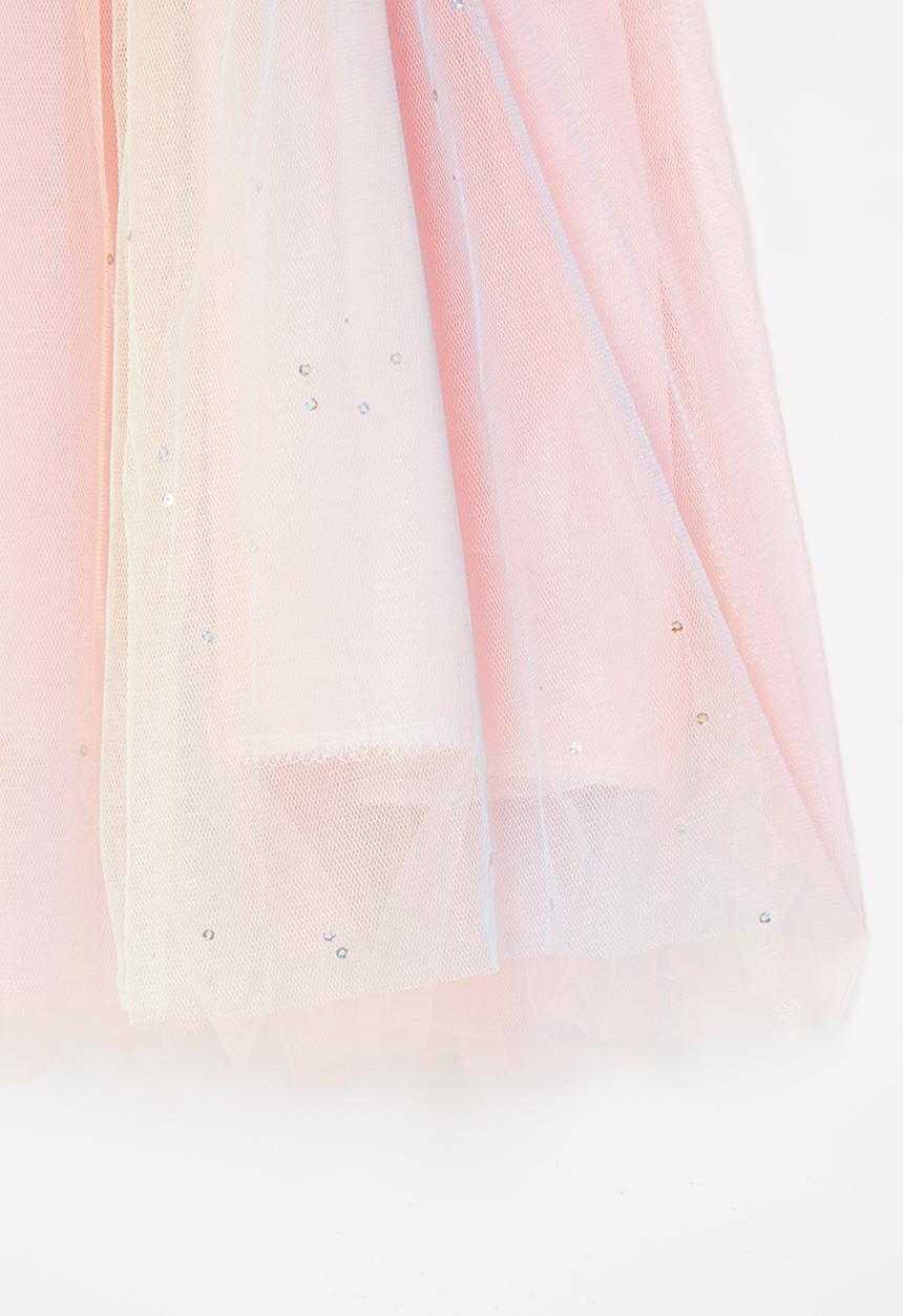 Pop Candy - Girls sparkly mesh dress - multi