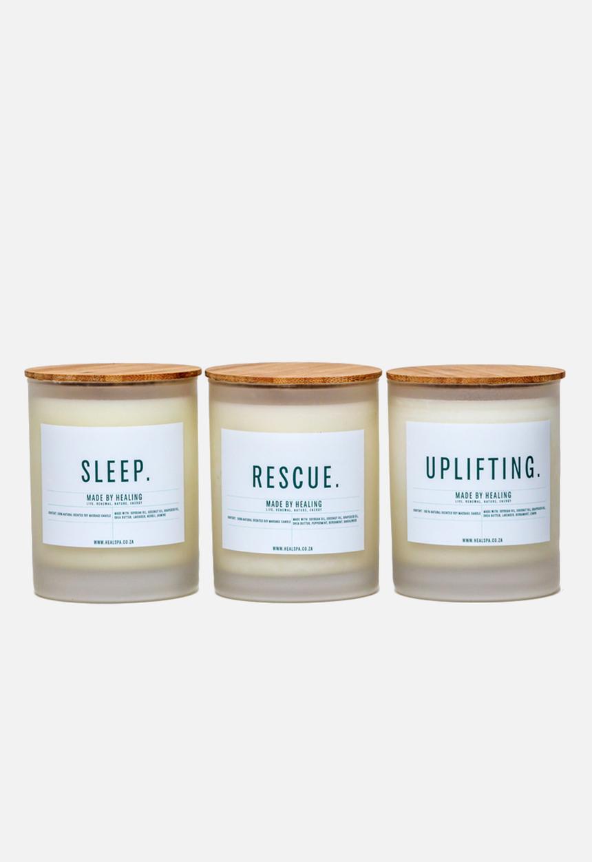 HEALING - Uplifting 100% Natural Soy Massage Candle