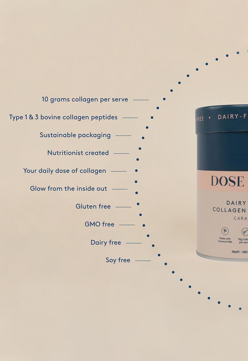 DOSE & CO. - Dairy Free Collagen Creamer - Caramel