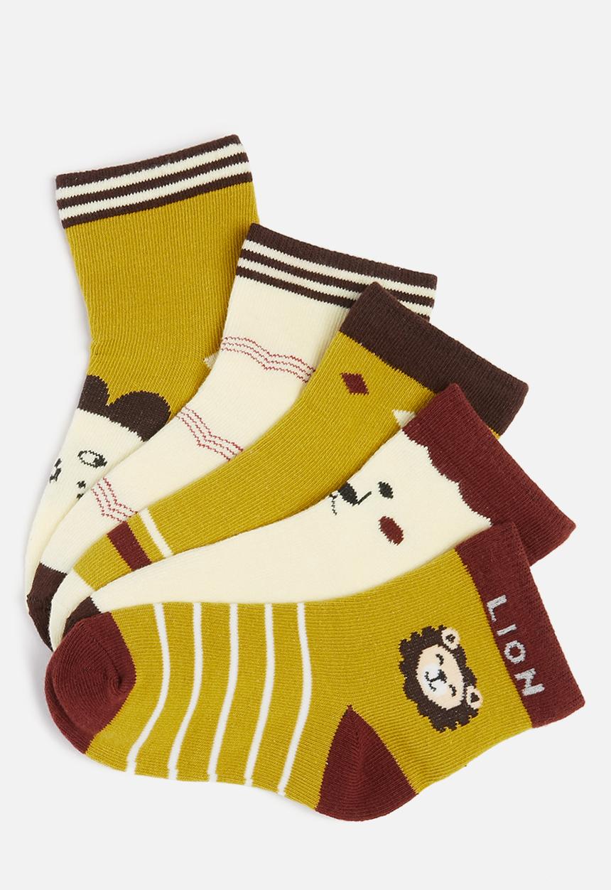 Pop Candy - Boys 5 pack socks - multi