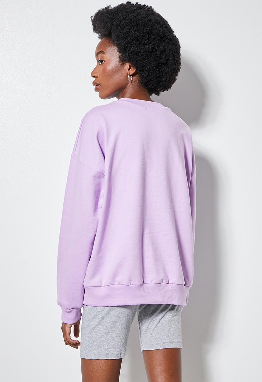 Superbalist - Crew neck sweat - purple rose