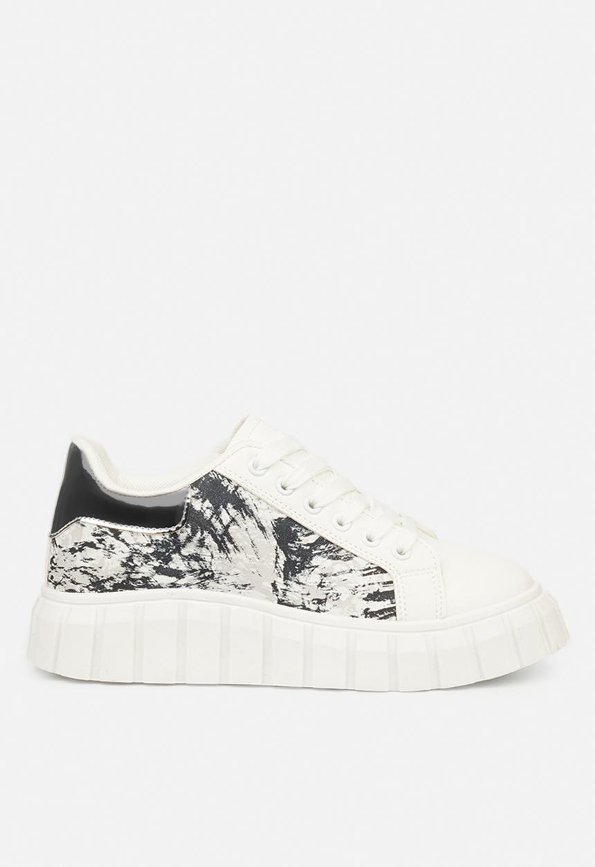 Butterfly Feet - Bonnie 1 sneaker - white & black 