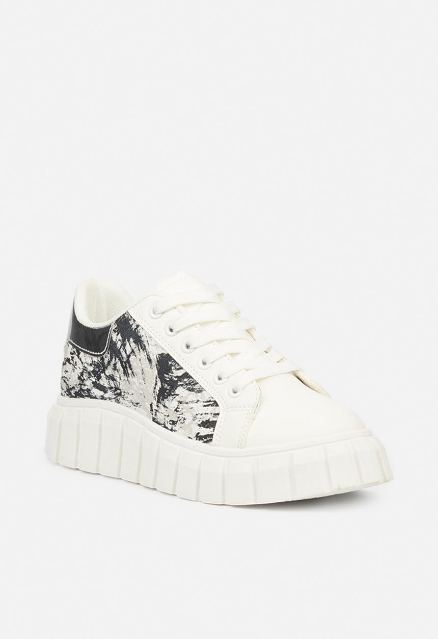 Butterfly Feet - Bonnie 1 sneaker - white & black 