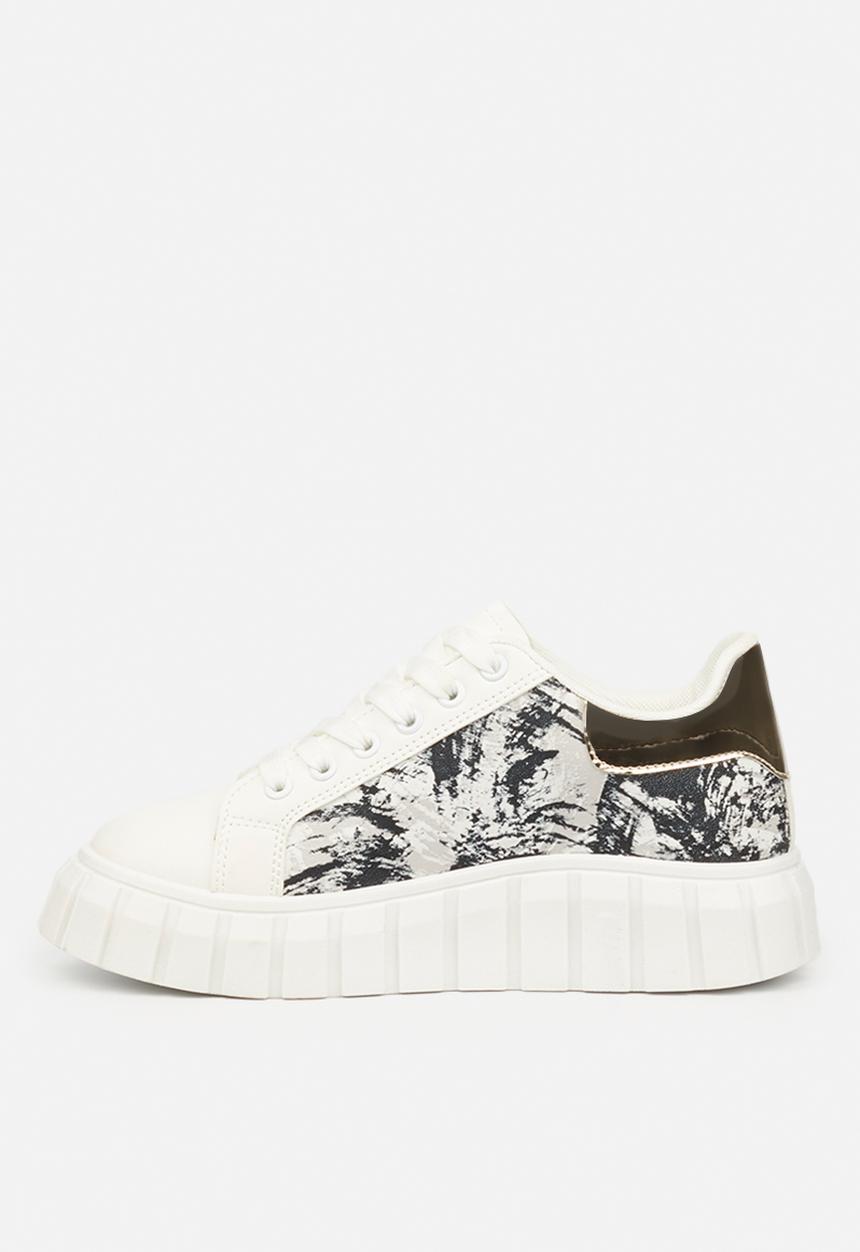 Butterfly Feet - Bonnie 1 sneaker - white & black 