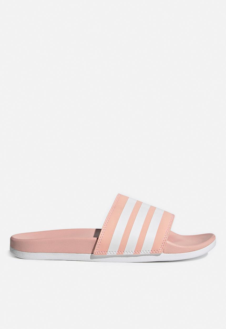 adidas Originals - Adilette comfort - vapour pink/ftwr white/ftwr white