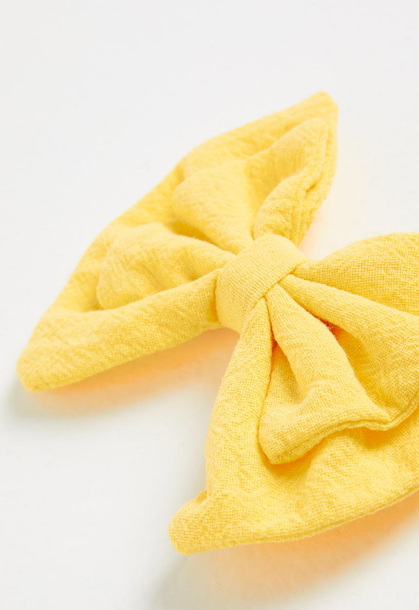 Pop Candy - 2 Pack bows - pink & yellow