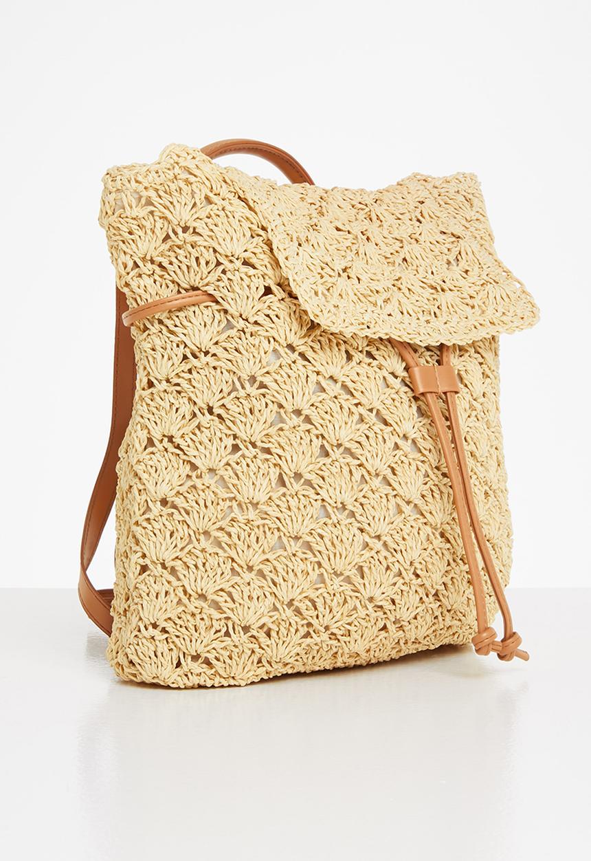 Rebel Republic - Crochet bag - brown