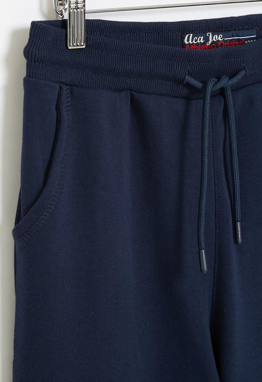 Aca Joe - Boys aca joe side hs print fleece short - navy