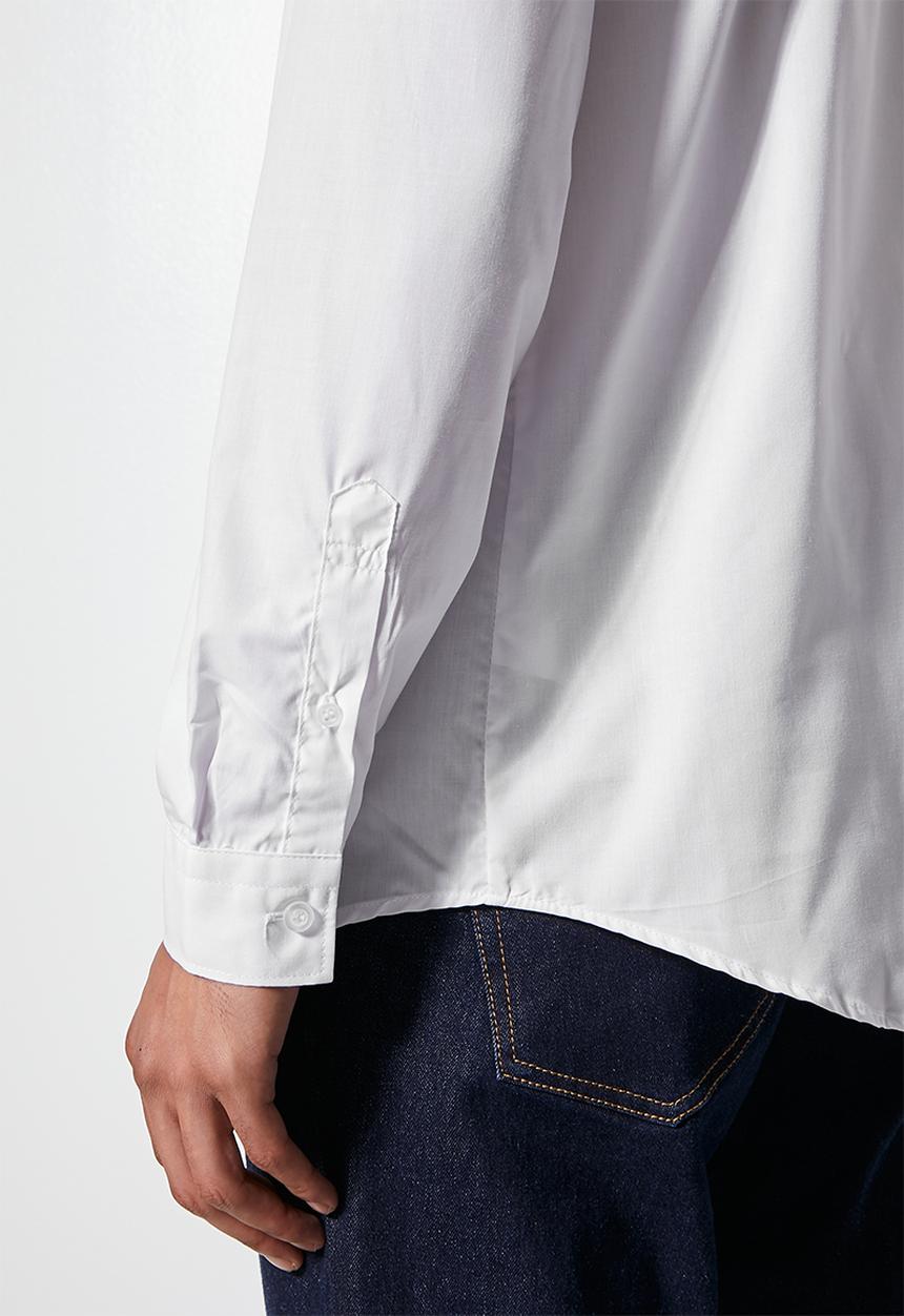 Superbalist - Easy care regular fit shirt - white