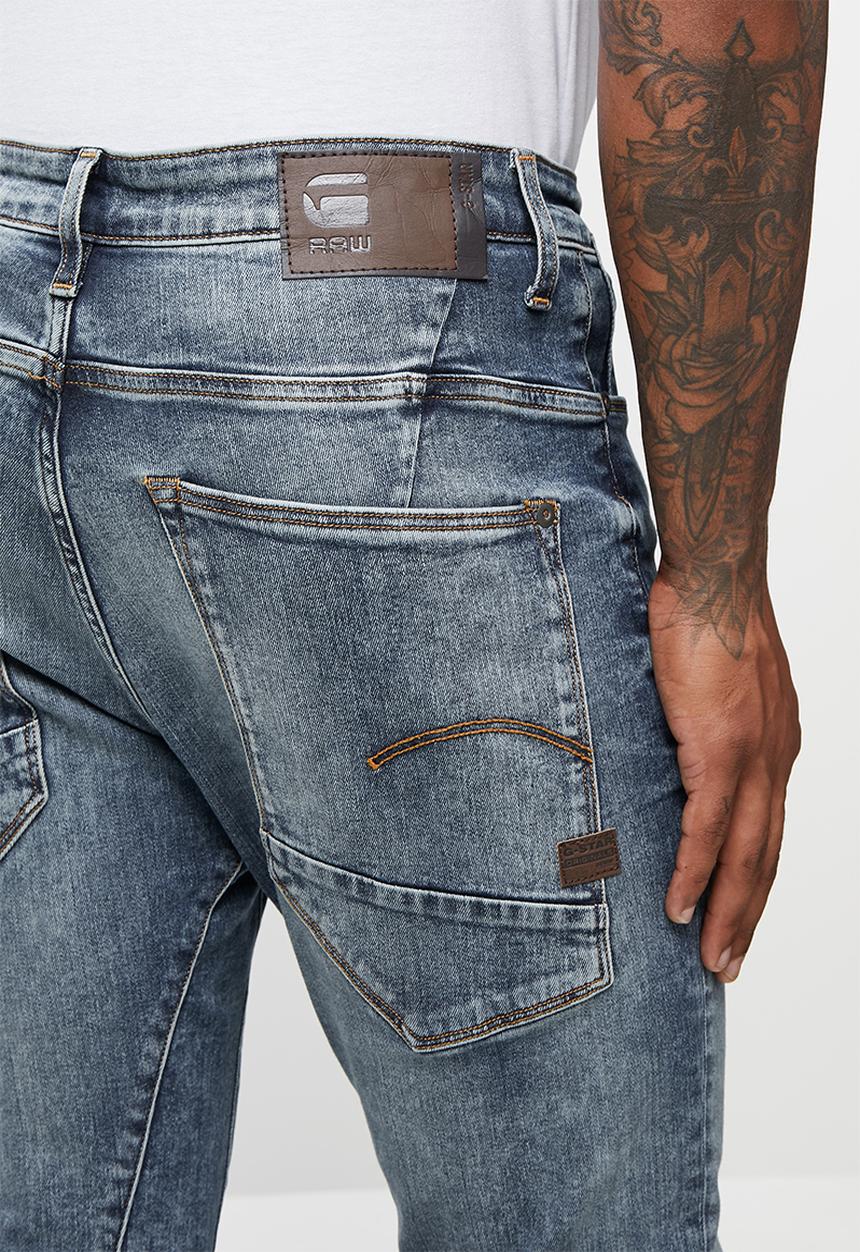 G-STAR - Type c 3d skinny vosir stretch denim - light blue