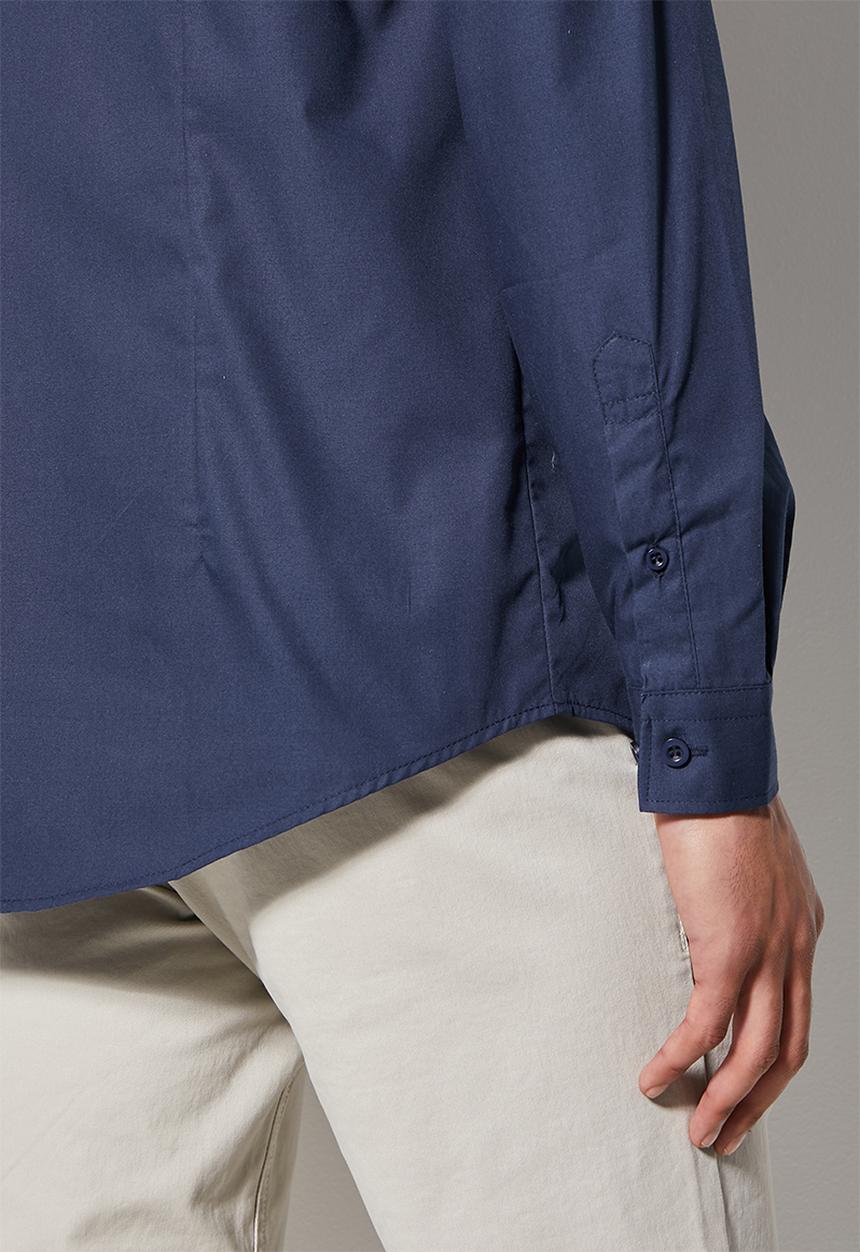 Superbalist - Easy care slim fit shirt - navy