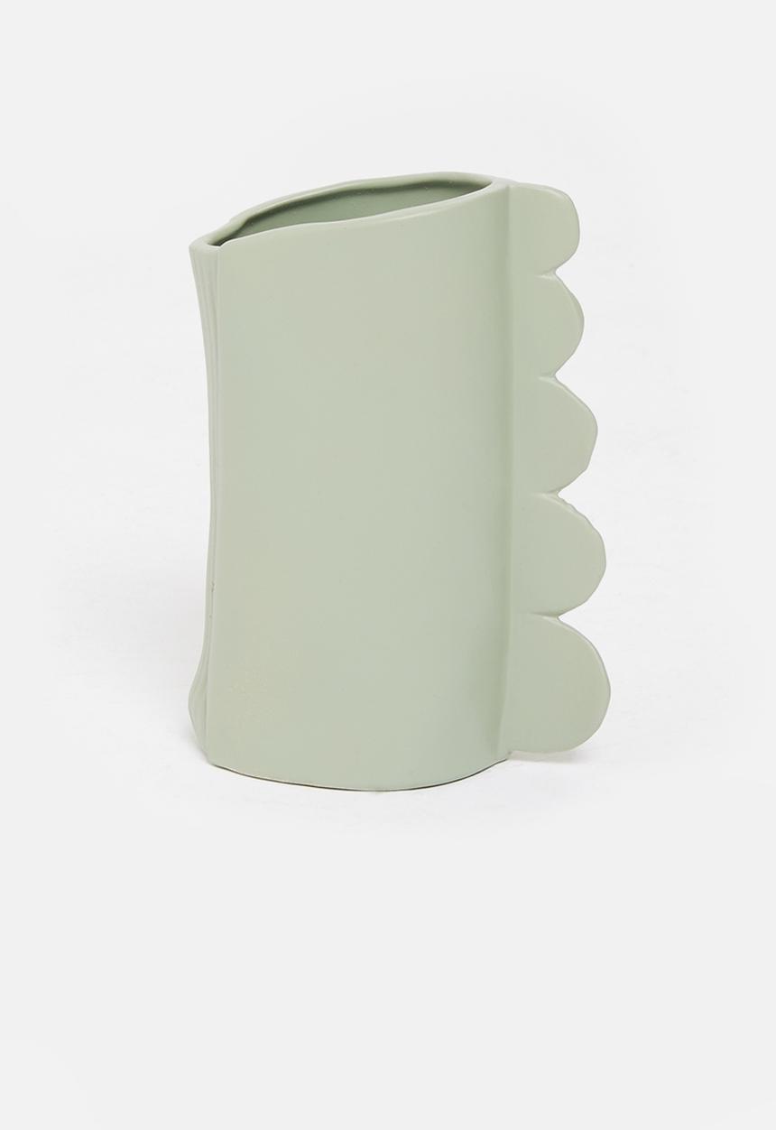 Grey Gardens - Lochness vase - sage