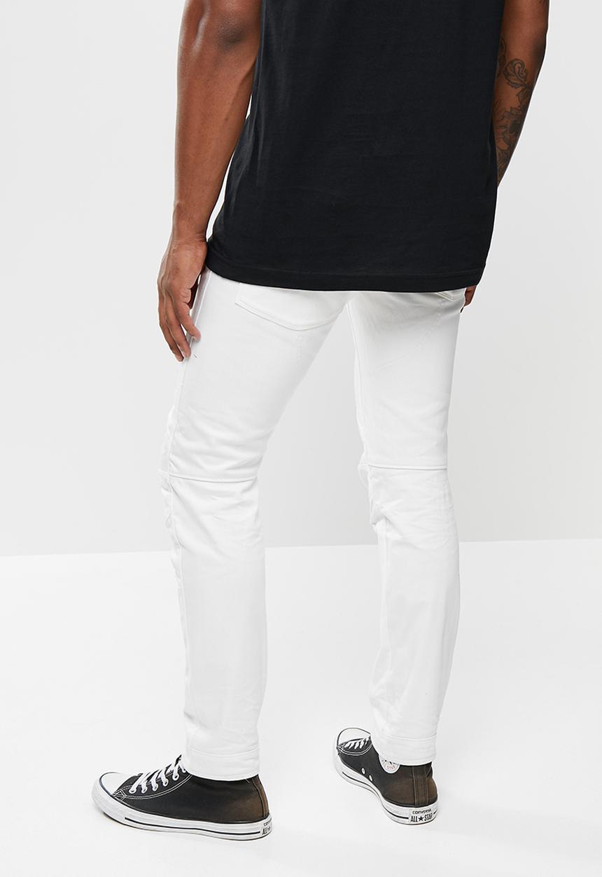 G-STAR - 5620 3d slim inza white stretch denim - 3d raw denim