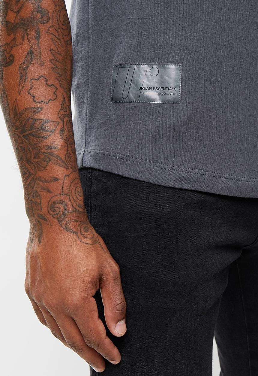 urban° - Urban printed vest - charcoal