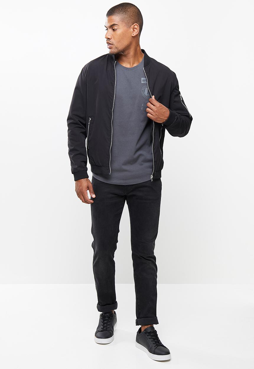 urban° - Urban printed vest - charcoal