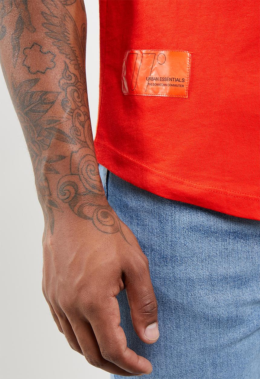 urban° - Urban printed vest - tangerine
