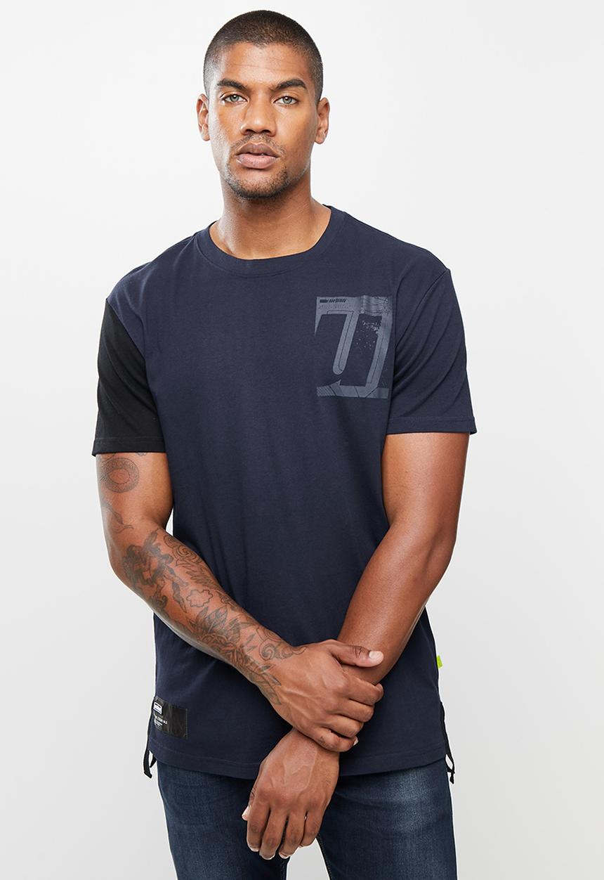 urban° - Urban utility short sleeve tee - navy