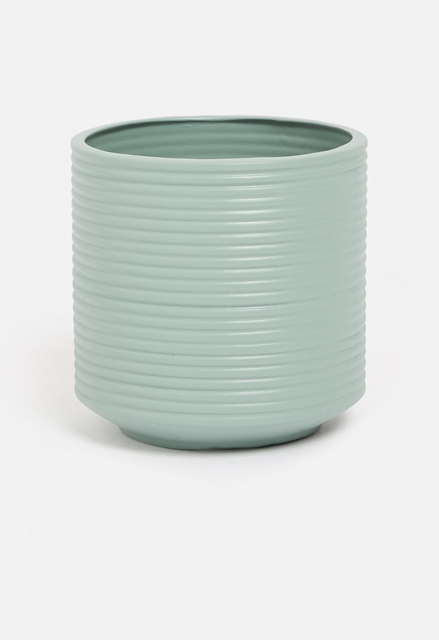 Grey Gardens - Stockholm planter - sage