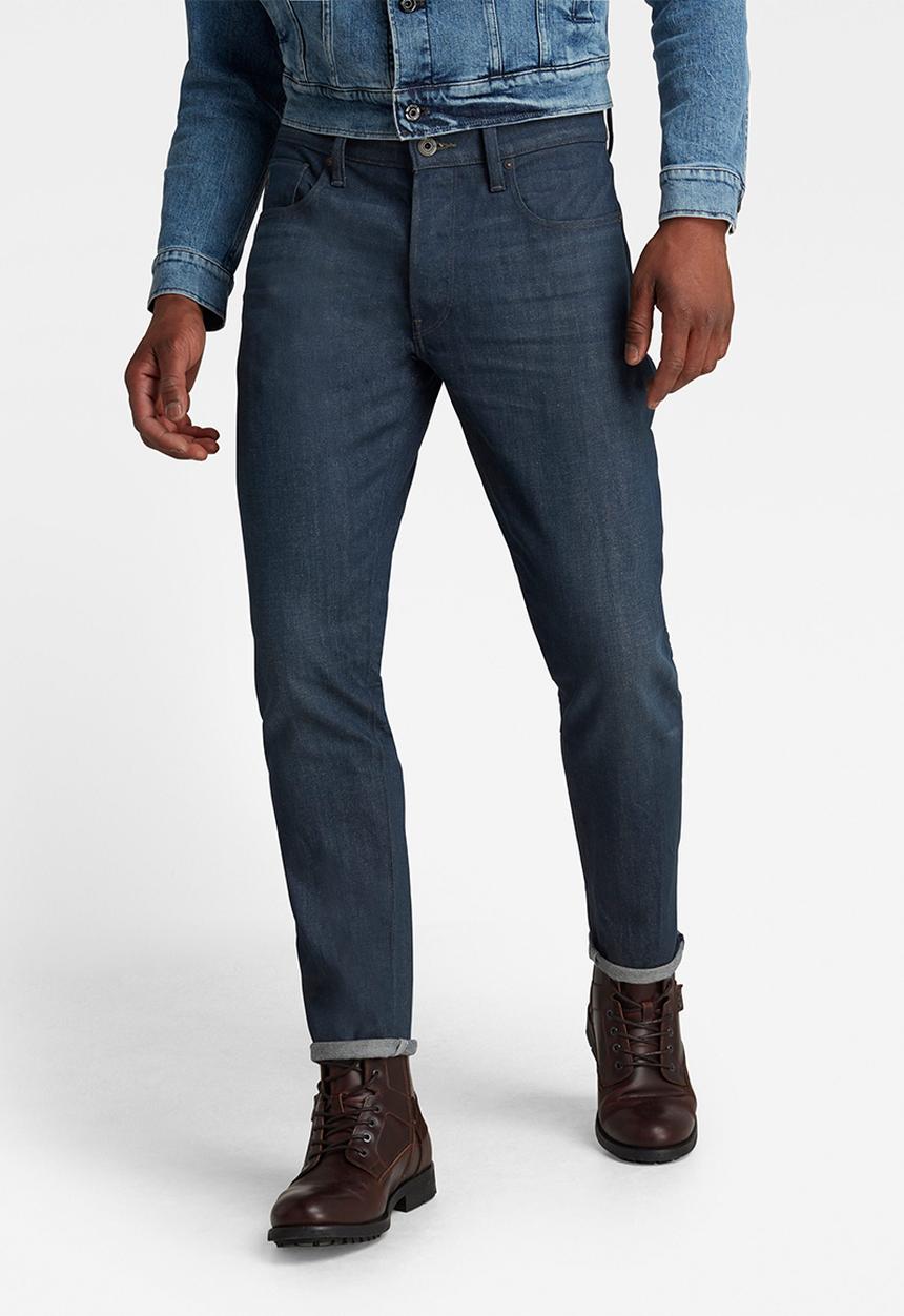 G-STAR - 3301 slim - worn in leaden