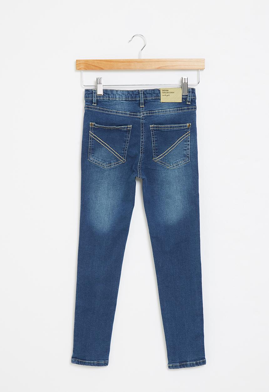 MINOTI - Girls basic skinny jean - deep blue