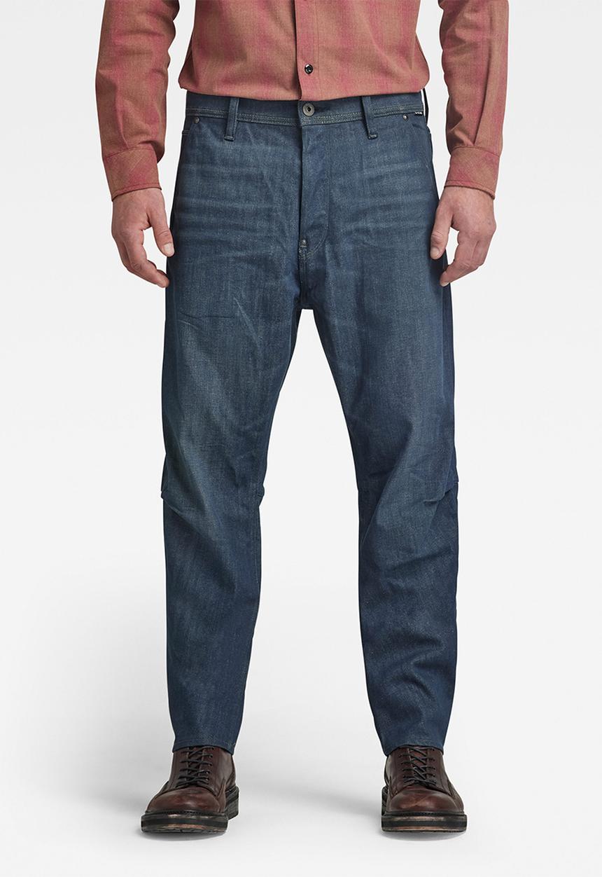 G-STAR - Grip 3d relaxed tapered - worn in leaden